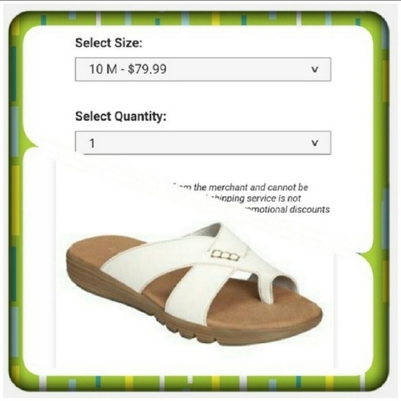 NWOB Woman's Red Genuine Leather Aerosole Sandals - Picture 7 of 7